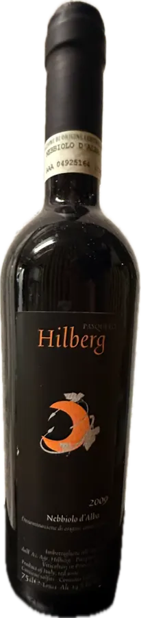 Flasche Hilberg-Pasquero, Nebbiolo d’Alba, 2009