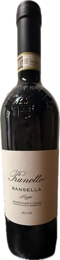 Flasche Prunotto, Bansella, 2019