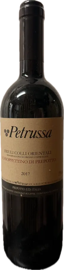 Flasche Vigna Petrussa, Schioppettino di Prepotto, 2017
