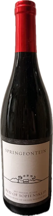 Flasche Springfontein, Red of Sopiensklip, 2017
